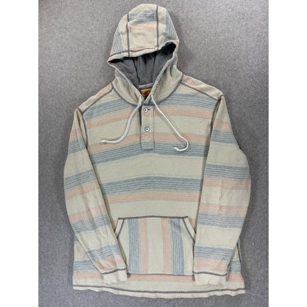 Tommy Bahama 100% Cotton Beach Hoodie Pullover (Men's XL) Off White